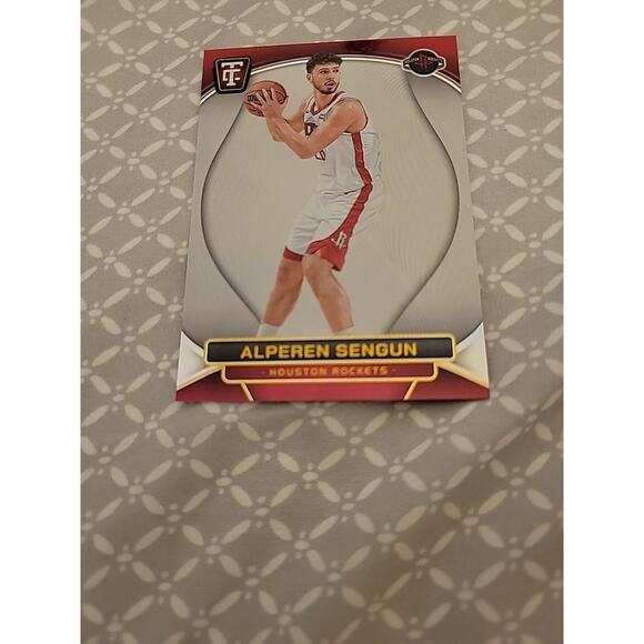 Alperen Sengun 2024-25 Panini Totally Certified #11 - Mirror White Platinum /25 - Picture 2 of 4